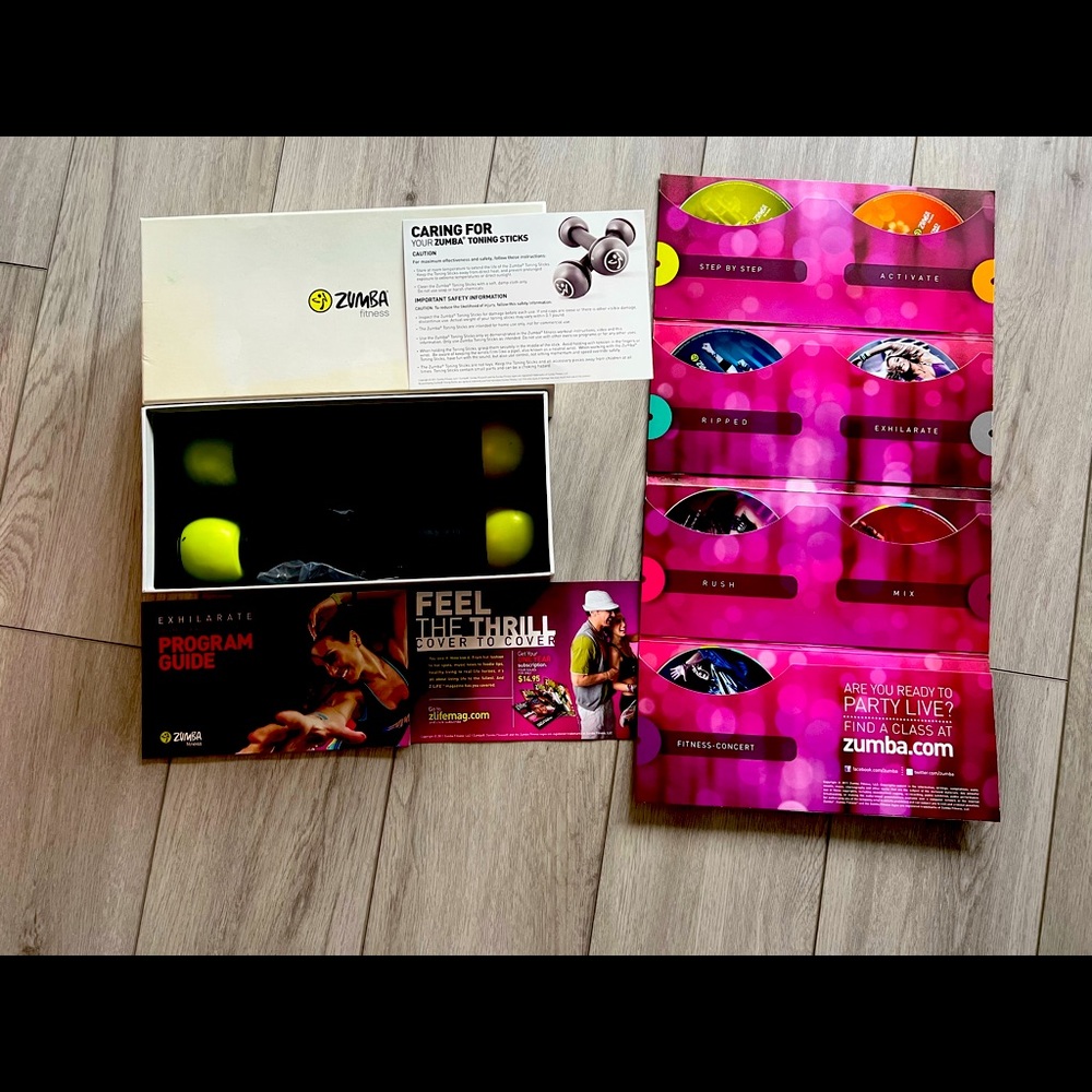 Zumba Fitness CD & Toning sticks